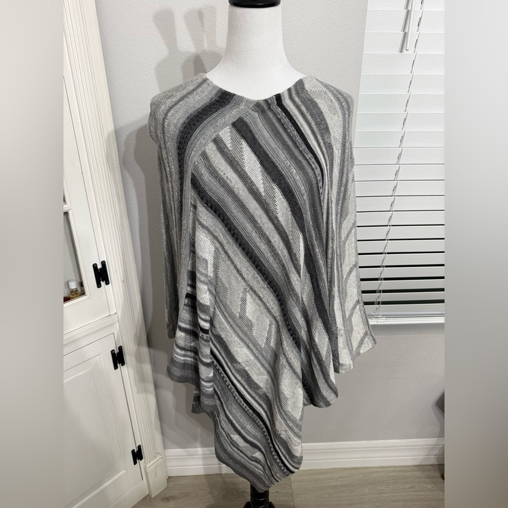 Vintage Ralph Lauren Sweater Cardigan Linen Cotton Poncho